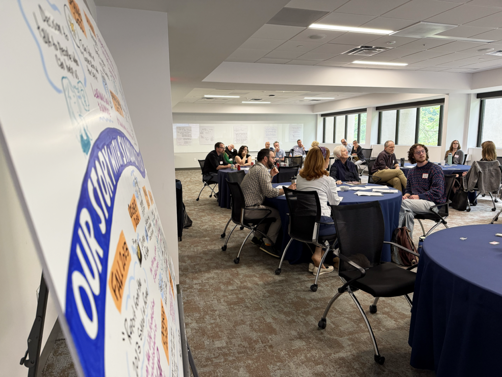 Innovative images, illustration, graphic recording, live graphic recording, visual note taking in Philadelphia, Villanova University