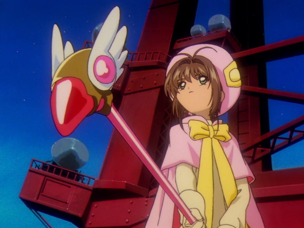 Sakura preparing to fight
