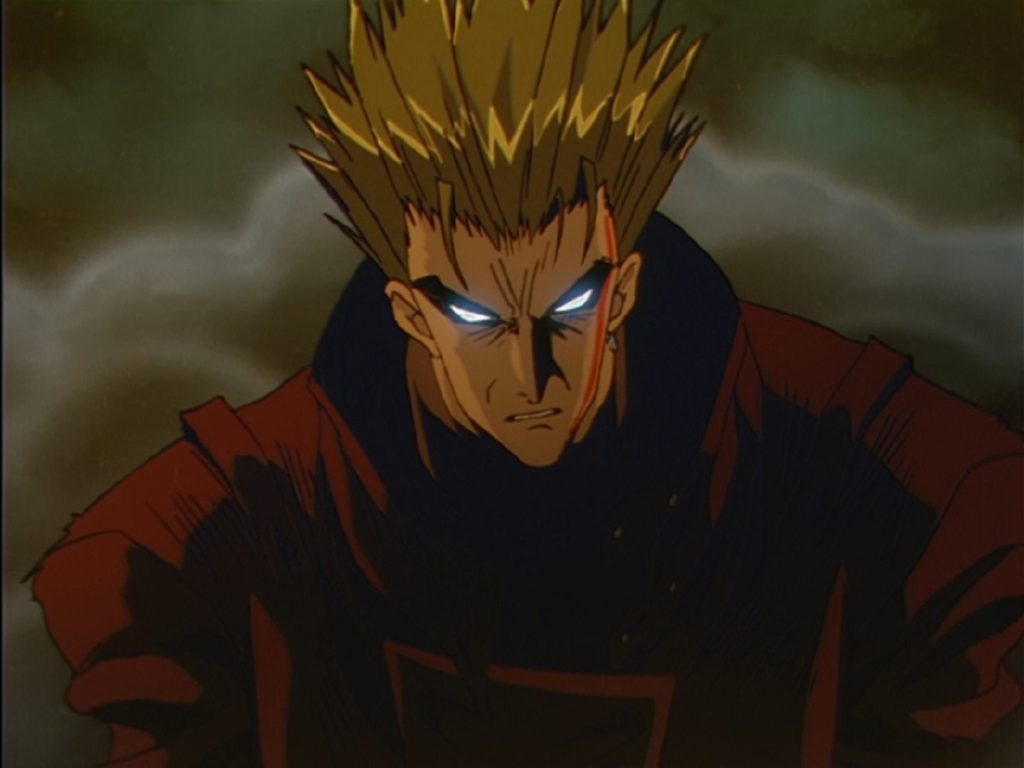 Vash looks angry