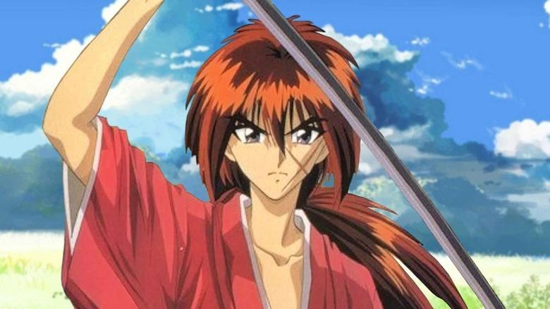 promotional art featuring rurouni kenshin