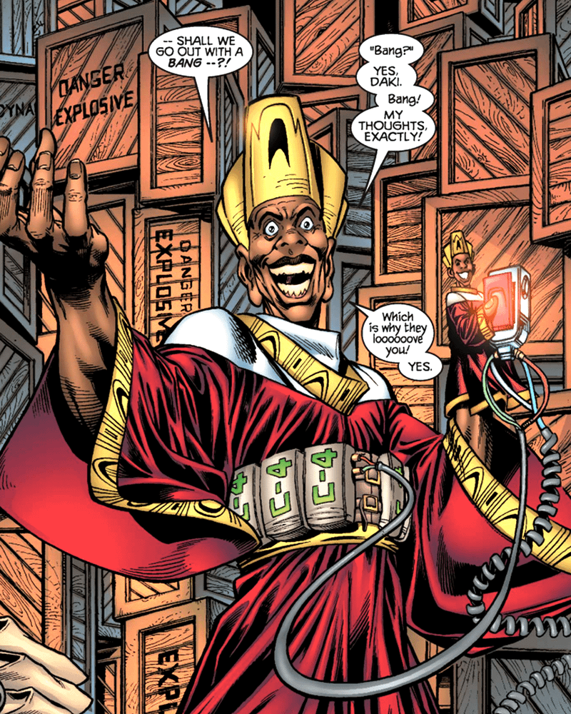 Achebe as King of Wakanda in Marvel Comics.